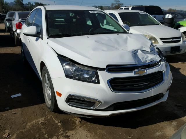 1G1PC5SB9F7177768 - 2015 CHEVROLET CRUZE LT WHITE photo 1