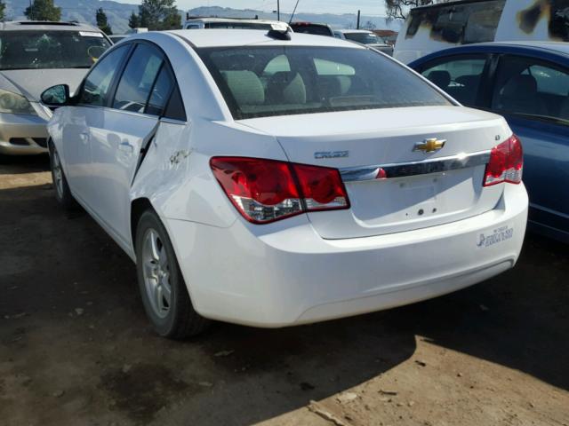 1G1PC5SB9F7177768 - 2015 CHEVROLET CRUZE LT WHITE photo 3