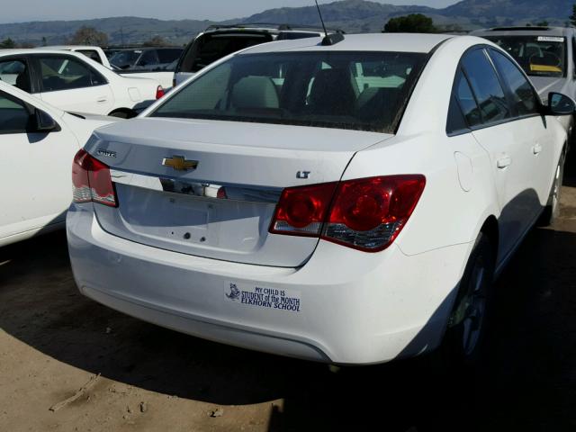 1G1PC5SB9F7177768 - 2015 CHEVROLET CRUZE LT WHITE photo 4