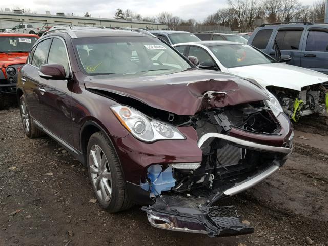 JN1BJ0RR1HM403743 - 2017 INFINITI QX50 BURGUNDY photo 1