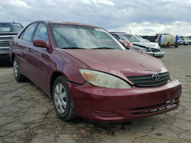 4T1BE32K64U343853 - 2004 TOYOTA CAMRY LE BURGUNDY photo 1