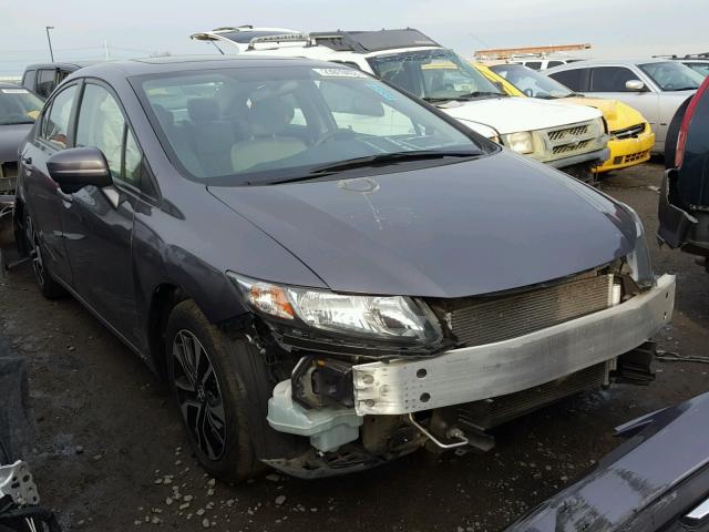 19XFB2F82FE212282 - 2015 HONDA CIVIC EX GRAY photo 1