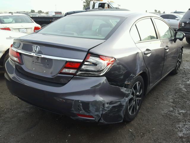 19XFB2F82FE212282 - 2015 HONDA CIVIC EX GRAY photo 4