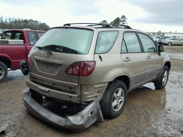 JT6GF10U7Y0057871 - 2000 LEXUS RX 300 GOLD photo 4