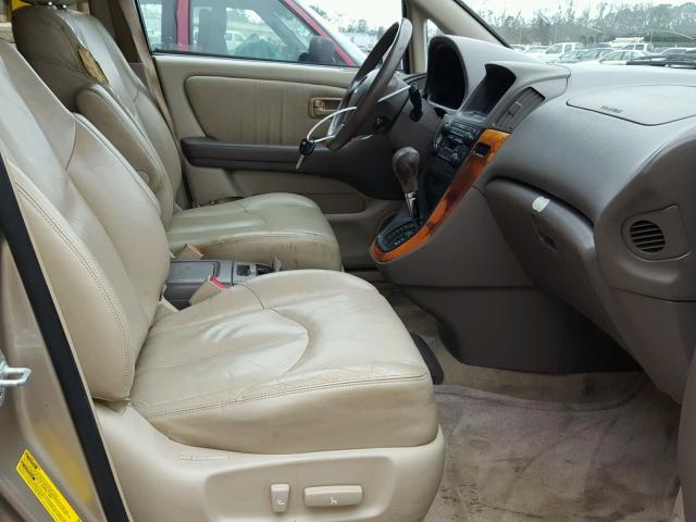 JT6GF10U7Y0057871 - 2000 LEXUS RX 300 GOLD photo 5