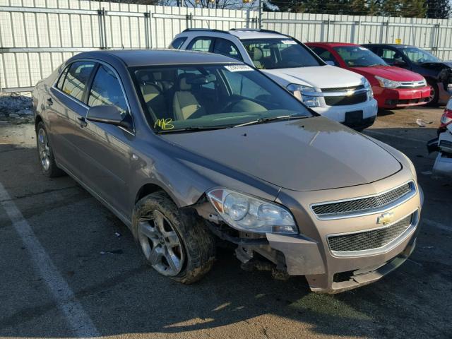 1G1ZH57B48F207870 - 2008 CHEVROLET MALIBU 1LT BEIGE photo 1