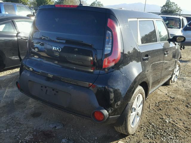 KNDJN2A23G7327916 - 2016 KIA SOUL BLACK photo 4