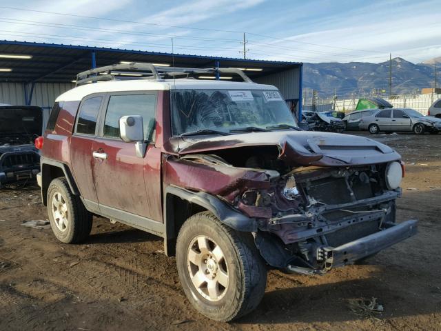 JTEBU11FX70035124 - 2007 TOYOTA FJ CRUISER MAROON photo 1