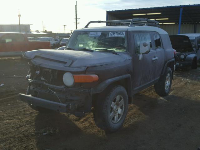 JTEBU11FX70035124 - 2007 TOYOTA FJ CRUISER MAROON photo 2