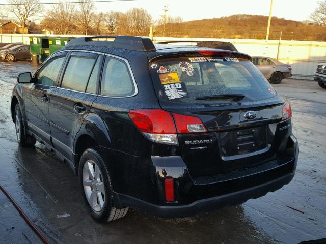 4S4BRCAC0E3323877 - 2014 SUBARU OUTBACK 2. BLACK photo 3