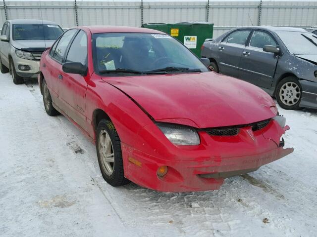 3G2JB5244YS189482 - 2000 PONTIAC SUNFIRE SE RED photo 1