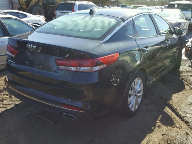 5XXGT4L34GG002295 - 2016 KIA OPTIMA LX BLACK photo 4