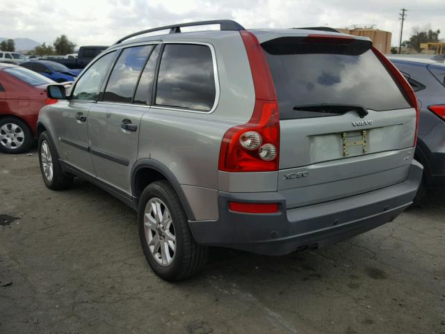 YV1CZ911751161908 - 2005 VOLVO XC90 T6 SILVER photo 3