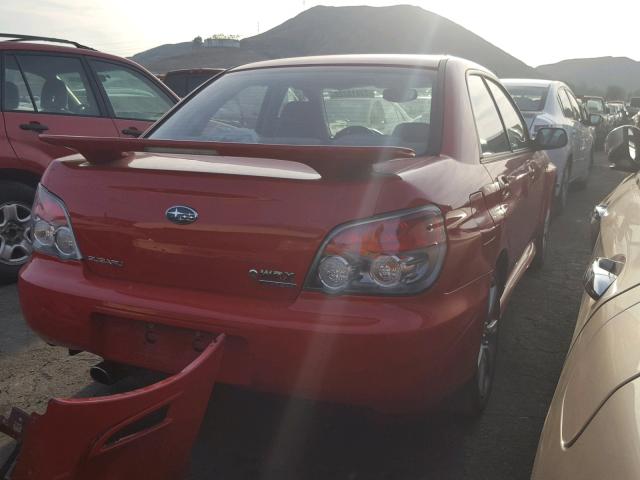 JF1GD79636G508763 - 2006 SUBARU IMPREZA WR RED photo 4