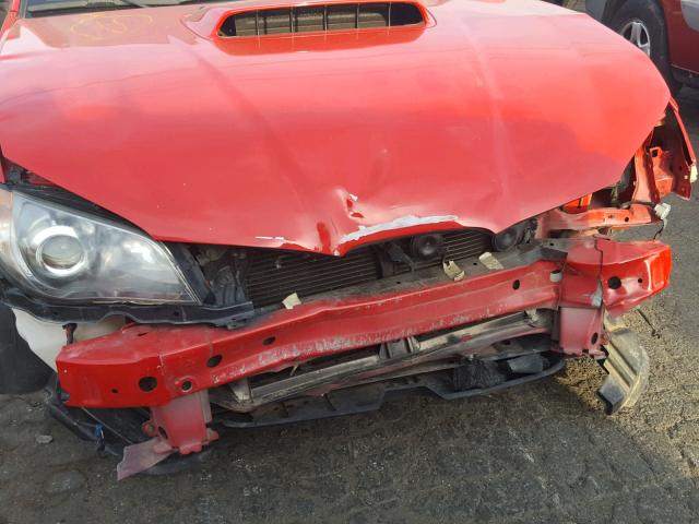 JF1GD79636G508763 - 2006 SUBARU IMPREZA WR RED photo 9