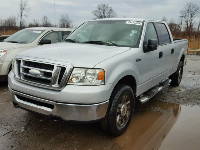 1FTPW14VX8FB97339 - 2008 FORD F150 SUPER SILVER photo 2