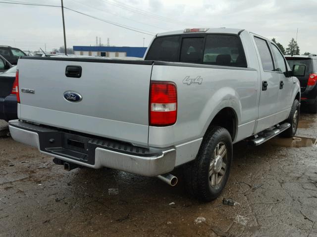 1FTPW14VX8FB97339 - 2008 FORD F150 SUPER SILVER photo 4