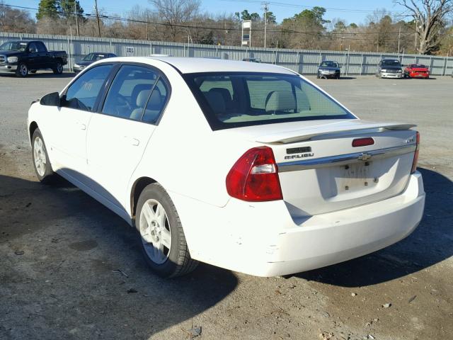 1G1ZT58N28F122887 - 2008 CHEVROLET MALIBU LT WHITE photo 3