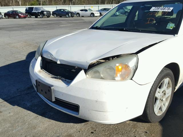 1G1ZT58N28F122887 - 2008 CHEVROLET MALIBU LT WHITE photo 9