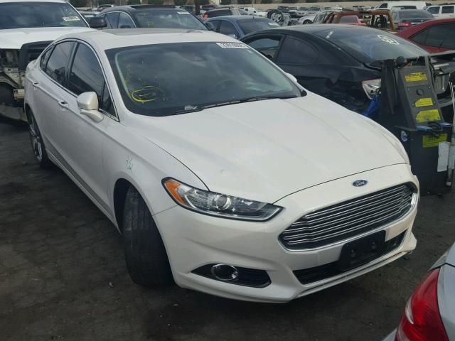 3FA6P0K95DR379669 - 2013 FORD FUSION TIT WHITE photo 1