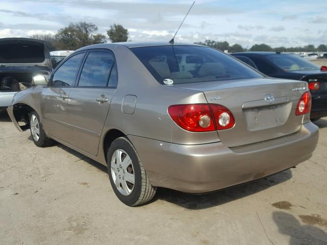 2T1BR32EX7C770862 - 2007 TOYOTA COROLLA CE GOLD photo 3