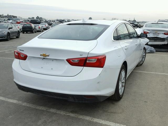 1G1ZD5ST4JF140981 - 2018 CHEVROLET MALIBU LT WHITE photo 4