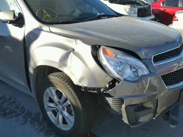 2CNALDEC0B6355648 - 2011 CHEVROLET EQUINOX LT GRAY photo 9