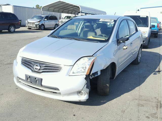 3N1AB6AP9BL661919 - 2011 NISSAN SENTRA 2.0 SILVER photo 2