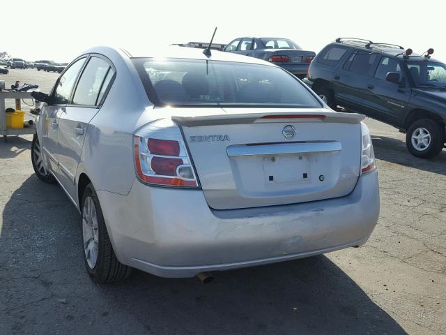 3N1AB6AP9BL661919 - 2011 NISSAN SENTRA 2.0 SILVER photo 3