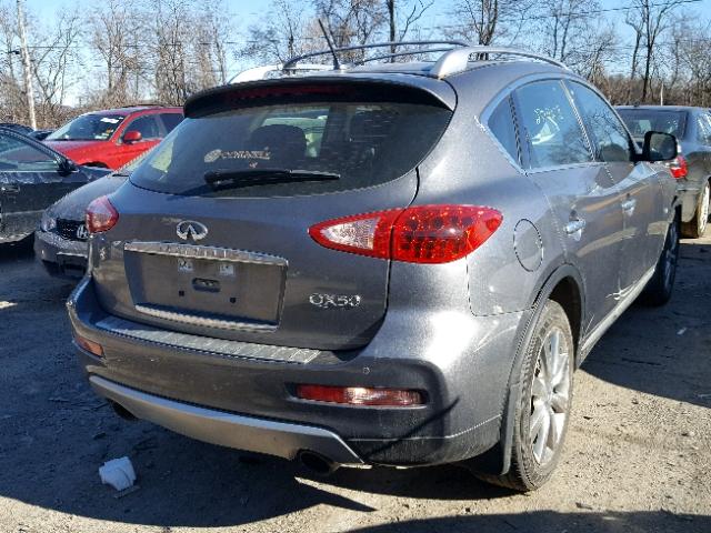 JN1BJ0RR0GM270195 - 2016 INFINITI QX50 GRAY photo 4