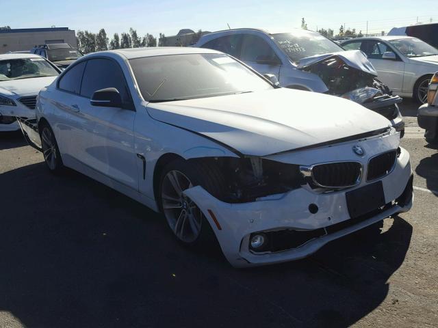 WBA3N7C55FK223918 - 2015 BMW 428 I WHITE photo 1