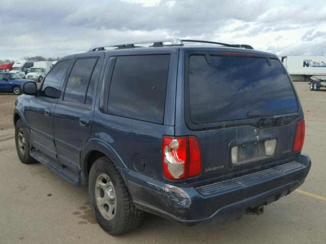 5LMPU28L7WLJ51771 - 1998 LINCOLN NAVIGATOR BLUE photo 3