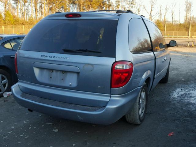 2D4GP44LX6R693974 - 2006 DODGE GRAND CARA BLUE photo 4