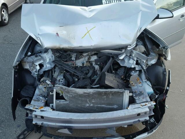 1G1AT58HX97203395 - 2009 CHEVROLET COBALT LT SILVER photo 7