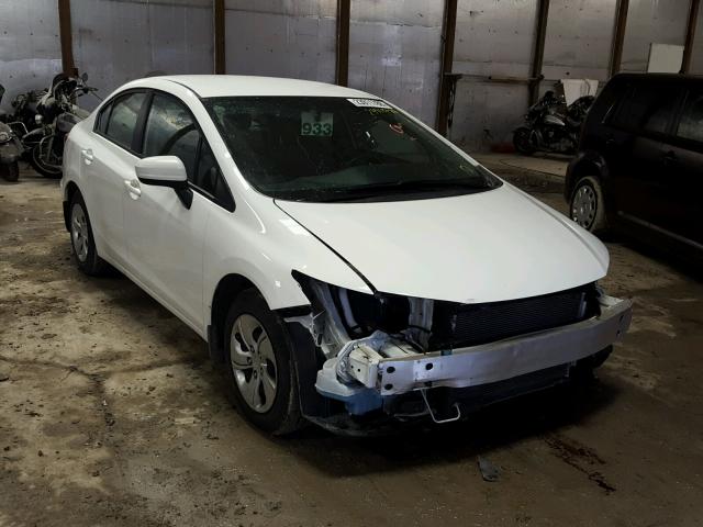 2HGFB2F50FH505206 - 2015 HONDA CIVIC LX WHITE photo 1