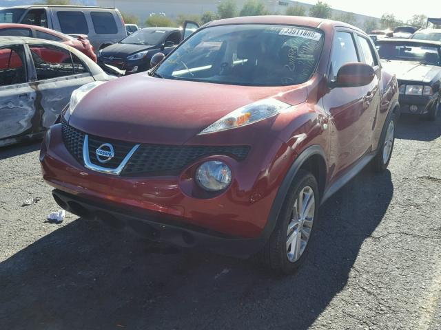 JN8AF5MV5CT117361 - 2012 NISSAN JUKE S BURGUNDY photo 2