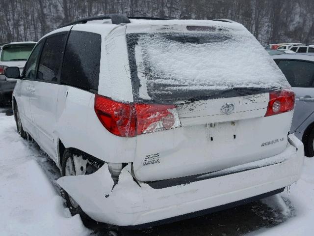 5TDKK4CC9AS301798 - 2010 TOYOTA SIENNA CE WHITE photo 3