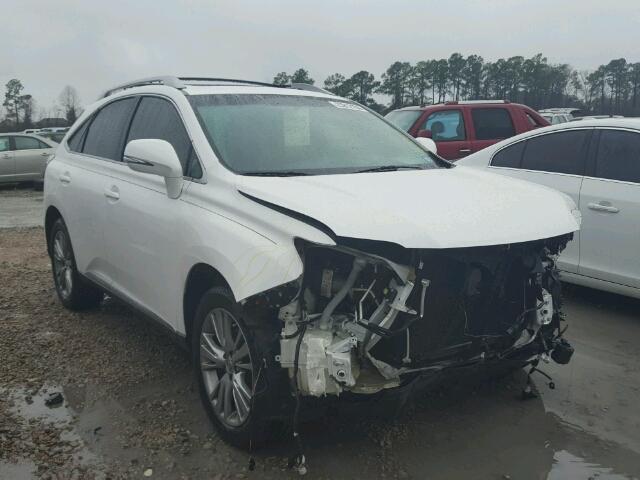 2T2ZK1BA5DC112085 - 2013 LEXUS RX 350 WHITE photo 1