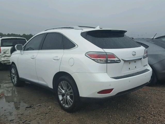 2T2ZK1BA5DC112085 - 2013 LEXUS RX 350 WHITE photo 3