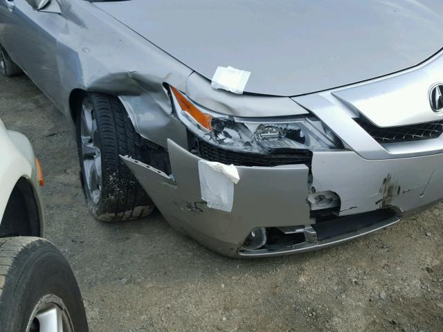 19UUA9F52BA003082 - 2011 ACURA TL GRAY photo 9