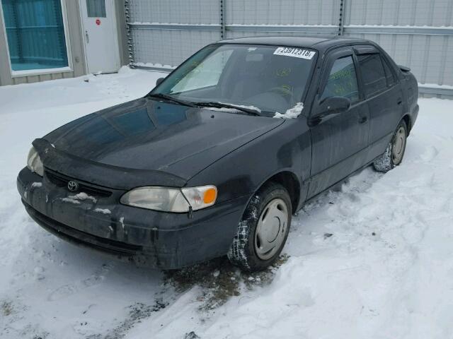 2T1BR12E9XC753474 - 1999 TOYOTA COROLLA VE BLACK photo 2