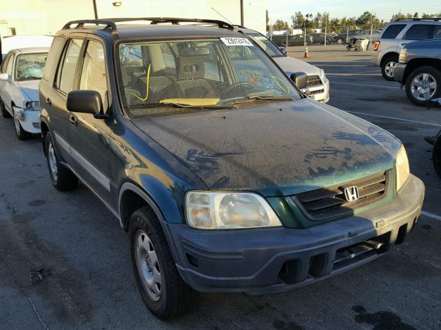 JHLRD18421S017366 - 2001 HONDA CR-V LX GREEN photo 1