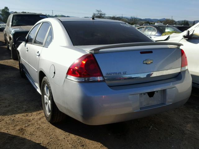 2G1WB5EN8A1123579 - 2010 CHEVROLET IMPALA LT SILVER photo 3