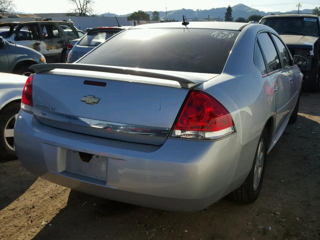 2G1WB5EN8A1123579 - 2010 CHEVROLET IMPALA LT SILVER photo 4