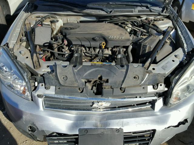 2G1WB5EN8A1123579 - 2010 CHEVROLET IMPALA LT SILVER photo 7