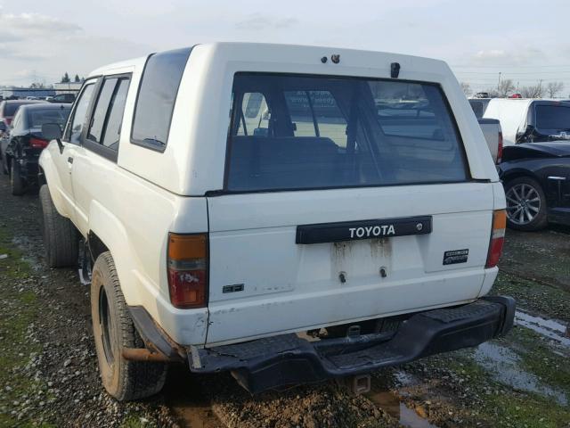 JT4RN62D5G0001893 - 1986 TOYOTA 4RUNNER RN WHITE photo 3