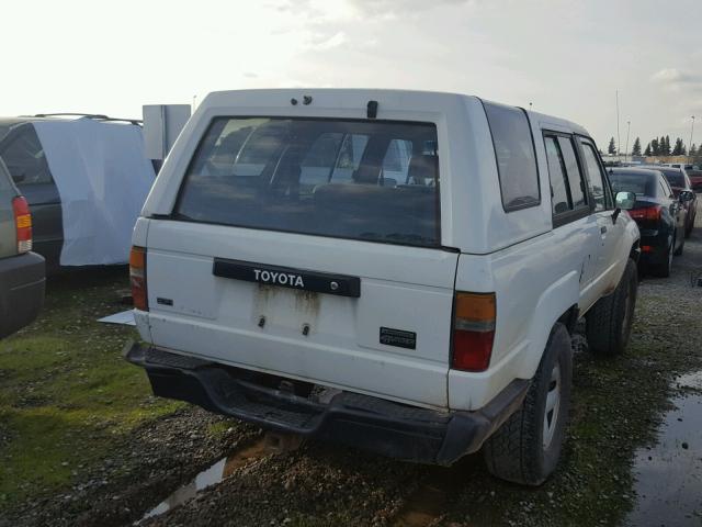 JT4RN62D5G0001893 - 1986 TOYOTA 4RUNNER RN WHITE photo 4