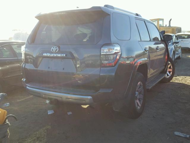 JTEBU5JR5G5398600 - 2016 TOYOTA 4RUNNER SR GRAY photo 4