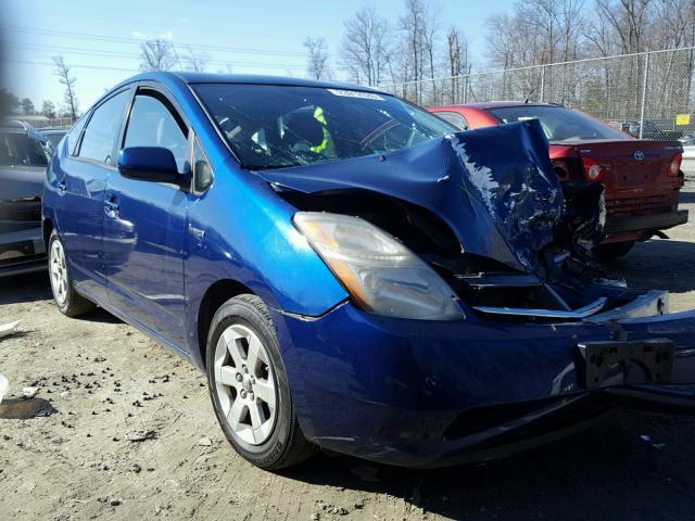 JTDKB20U087711931 - 2008 TOYOTA PRIUS BLUE photo 1