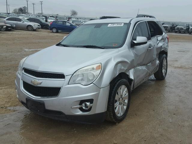 2CNALPEW4A6320881 - 2010 CHEVROLET EQUINOX LT SILVER photo 2